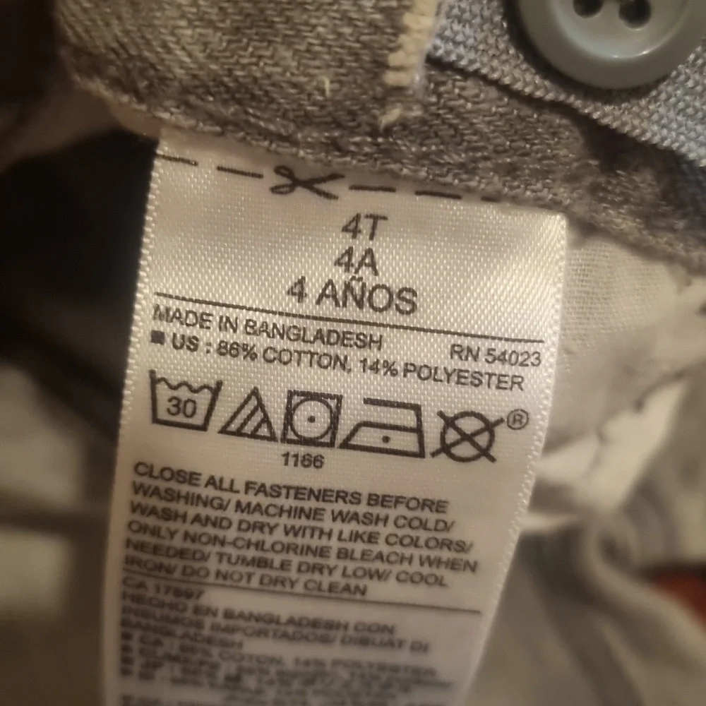 OLD NAVY Kids Skinny Jeans Gray Size 4T